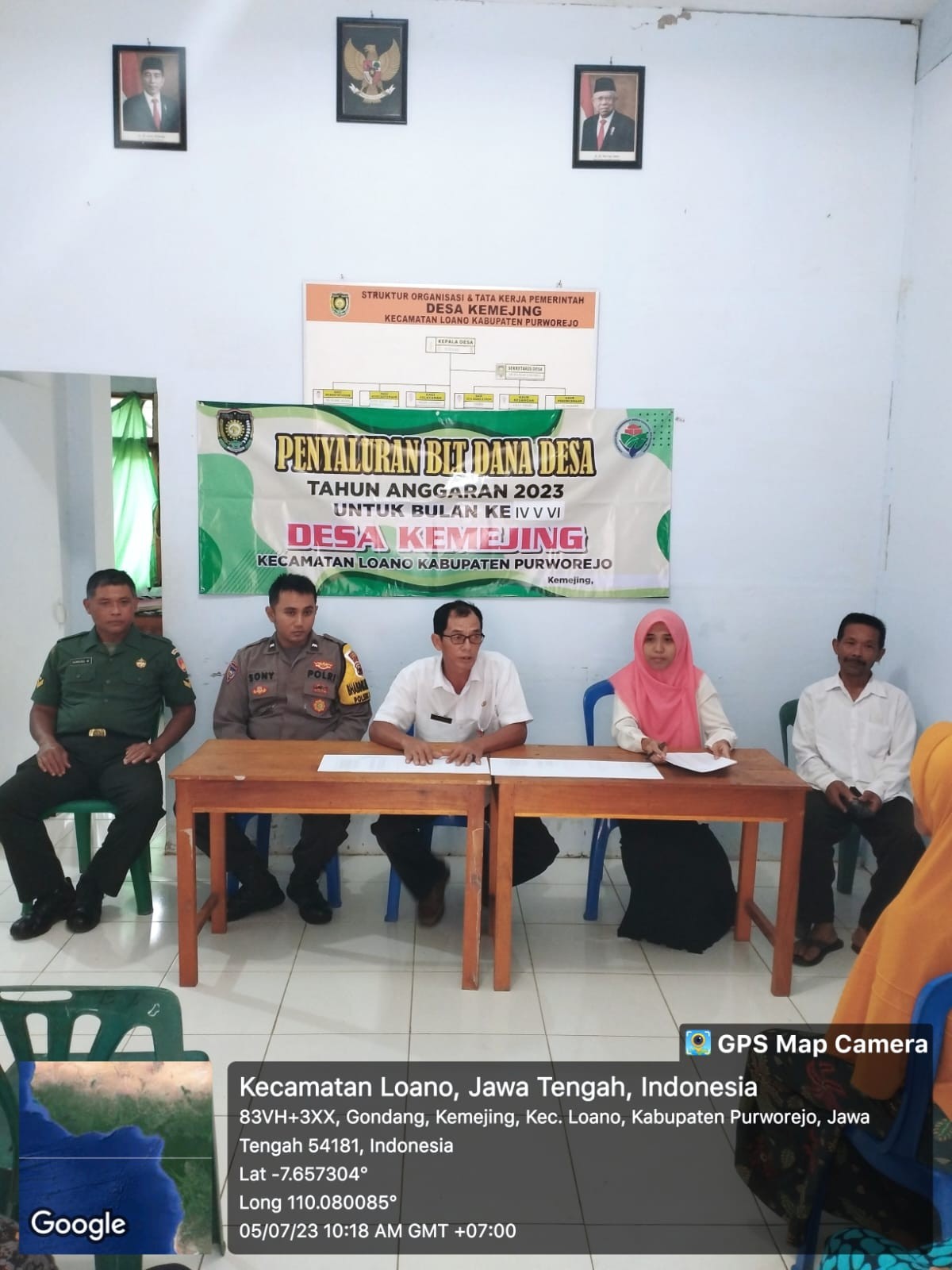 Penyaluran Bantuan Langsung Tunai Dana Desa (BLT DD) Desa Kemejing