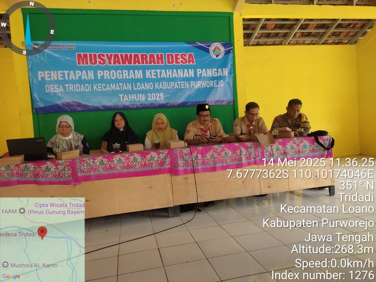 DESA TRIDADI GELAR MUSDES PENETAPAN PROGRAM KETAHANAN PANGAN TAHUN 2025
