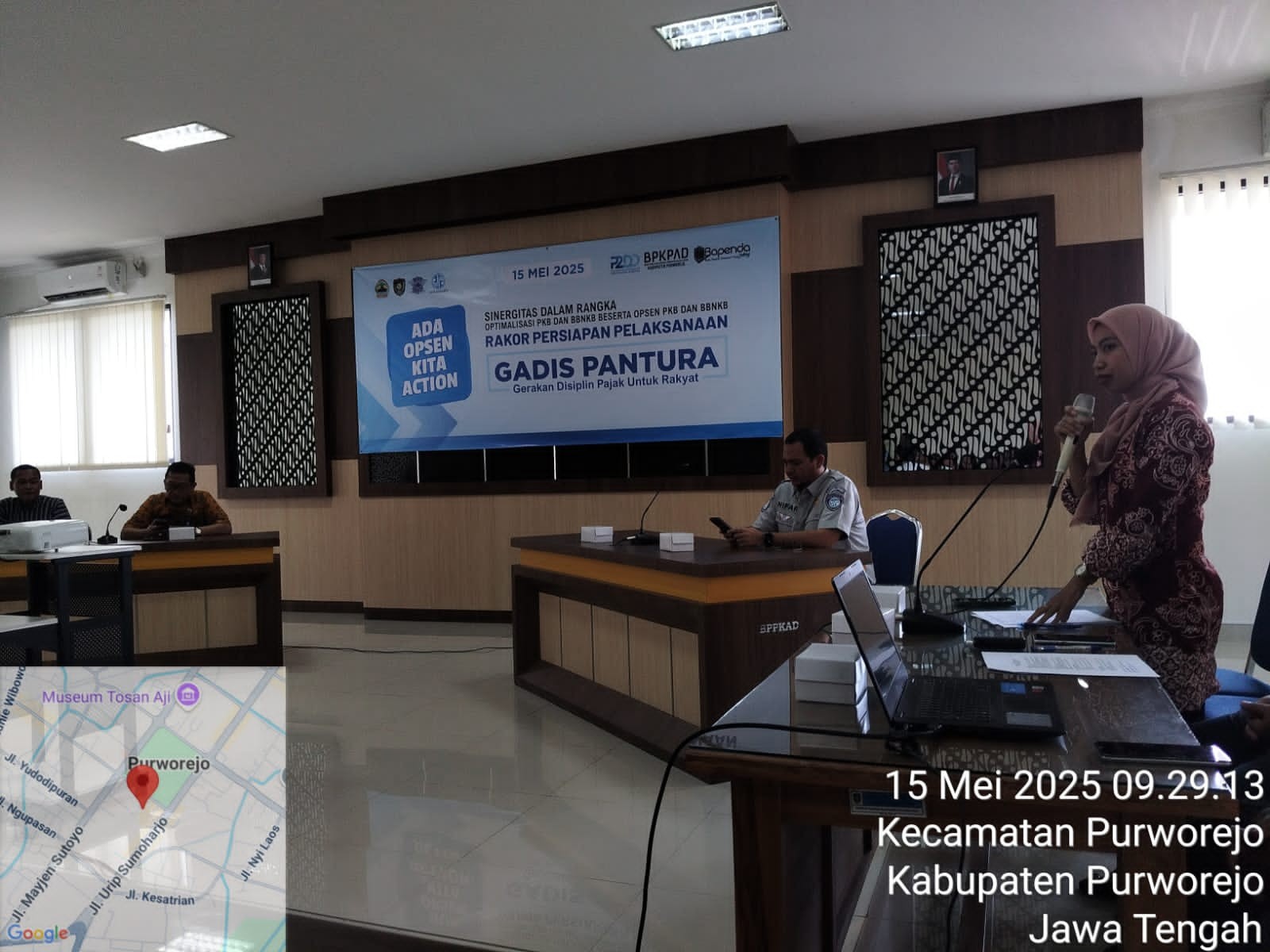 SEKCAM LOANO HADIRI RAKOR PERSIAPAN PELAKSANAAN GERAKAN DISIPLIN PAJAK UNTUK RAKYAT (GADIS PANTURA)