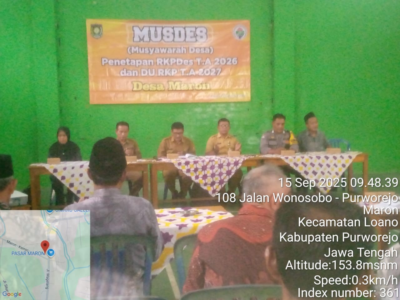 MUSDES PENETAPAN RKPDES T.A 2026 DAN DU RKP T.A 2027 DESA MARON BERJALAN LANCAR