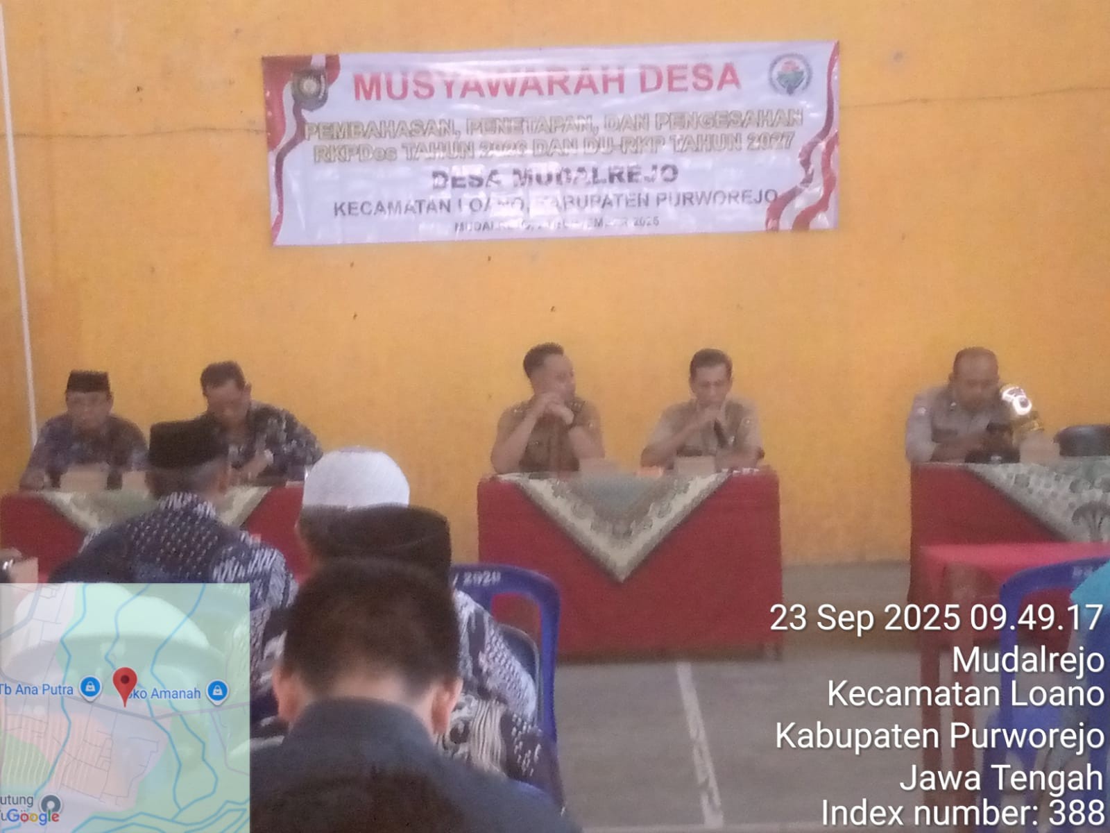 MUSDES PENETAPAN RKPDES 2026 DAN DU RKPDES 2027 DESA MUDALREJO