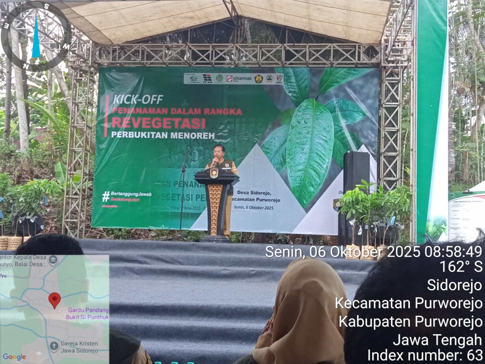 SEKCAM LOANO HADIRI KICK-OFF PENANAMAN DALAM RANGKA REVEGETASI PERBUKITAN MENOREH