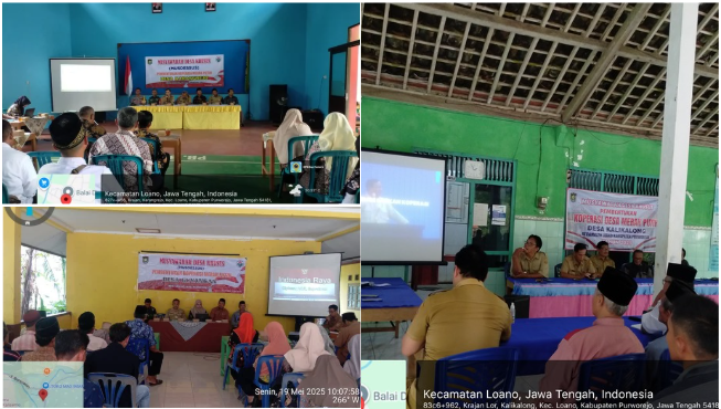 TIGA DESA DI KECAMATAN LOANO GELAR MUSDESSUS, BENTUK KOPERASI MERAH PUTIH SEBAGAI PENGUATAN EKONOMI GOTONG ROYONG